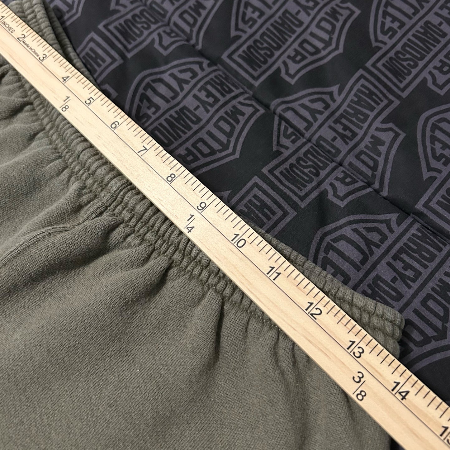 (M) Vintage Soffe USMC Marine Corps Olive Green Sweatpants