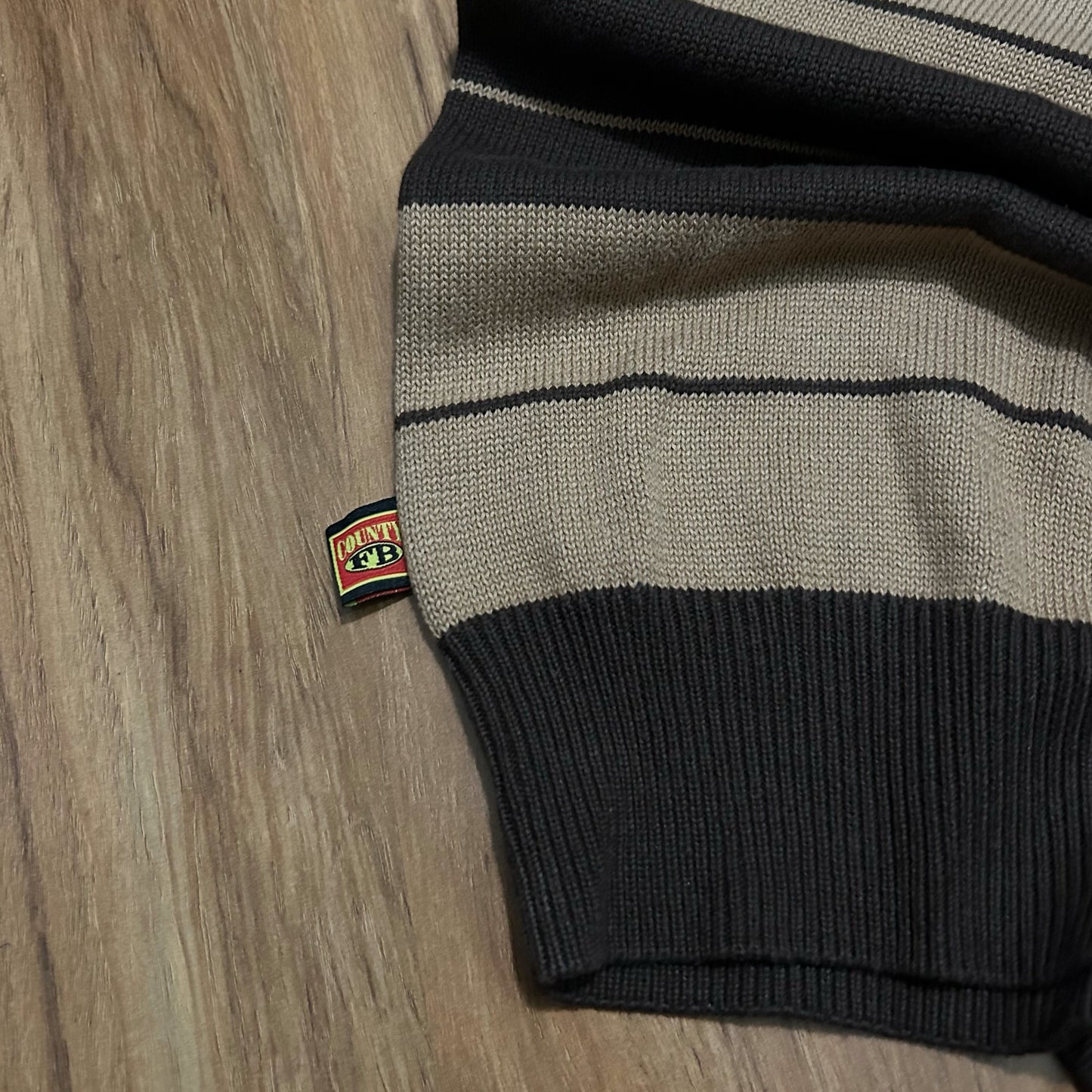 (S) Vintage FB County Charlie Brown Knit Polo Shirt