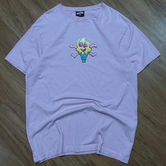 (XL) Retro Ice Cream Cookie SS Pink Nectar T-Shirt