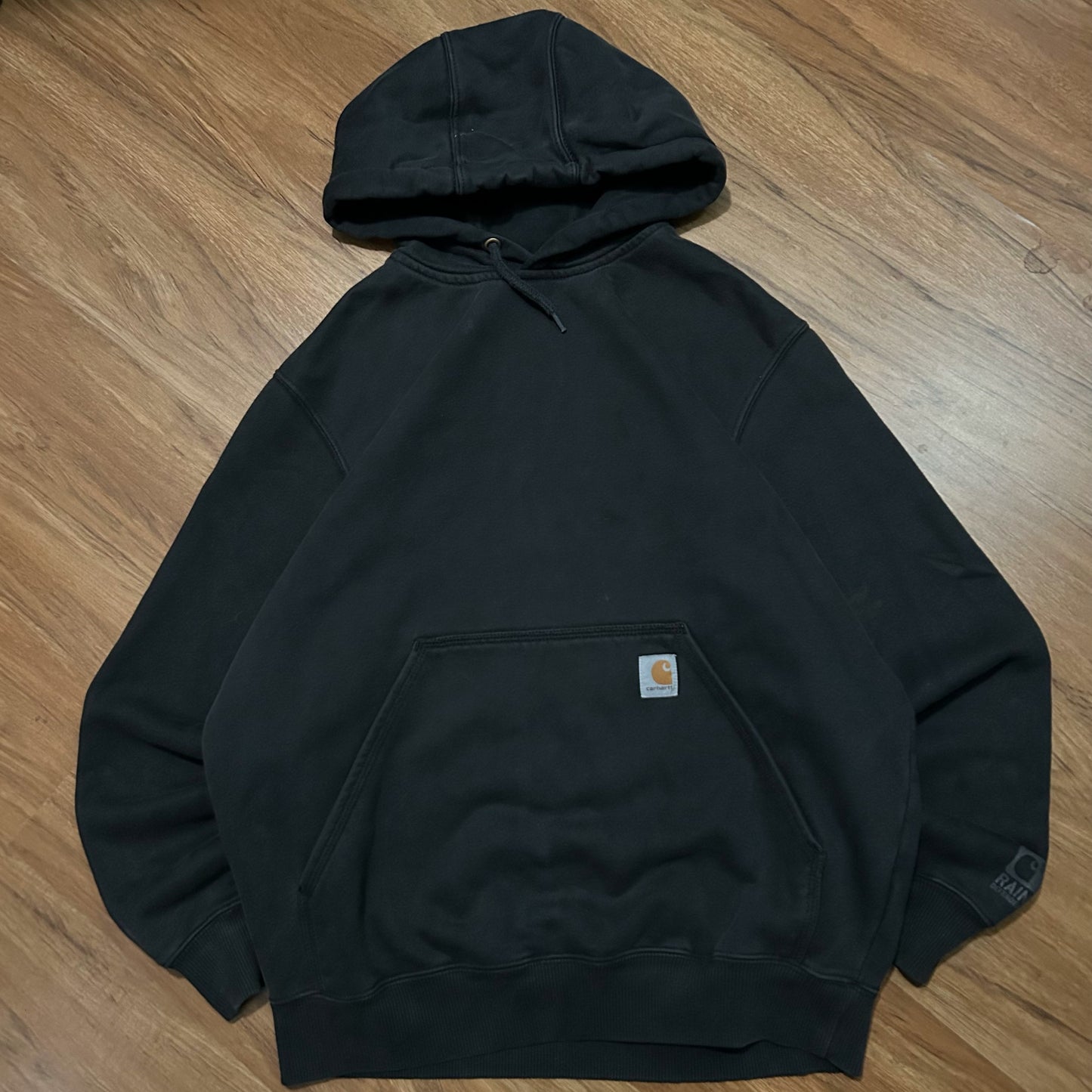 (M) Carhartt Black Pullover Hoodie