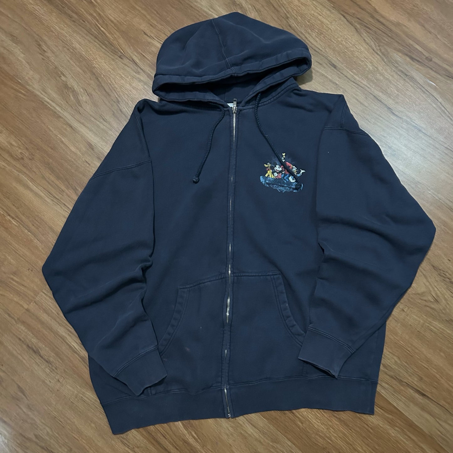 (XXL) Vintage Mickey Disneyland Resort Mickey & Friends American Originals Full Zip Hoodie