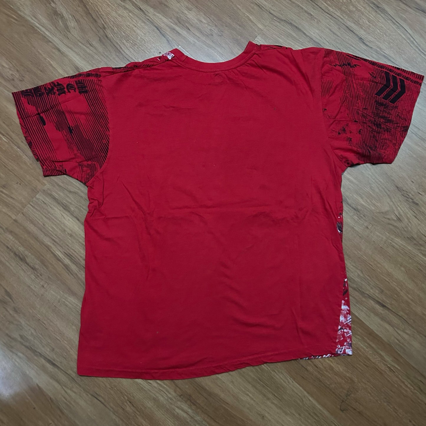 (XXL) Southpole Truth & Liberty Red Eagle Graphic T-Shirt
