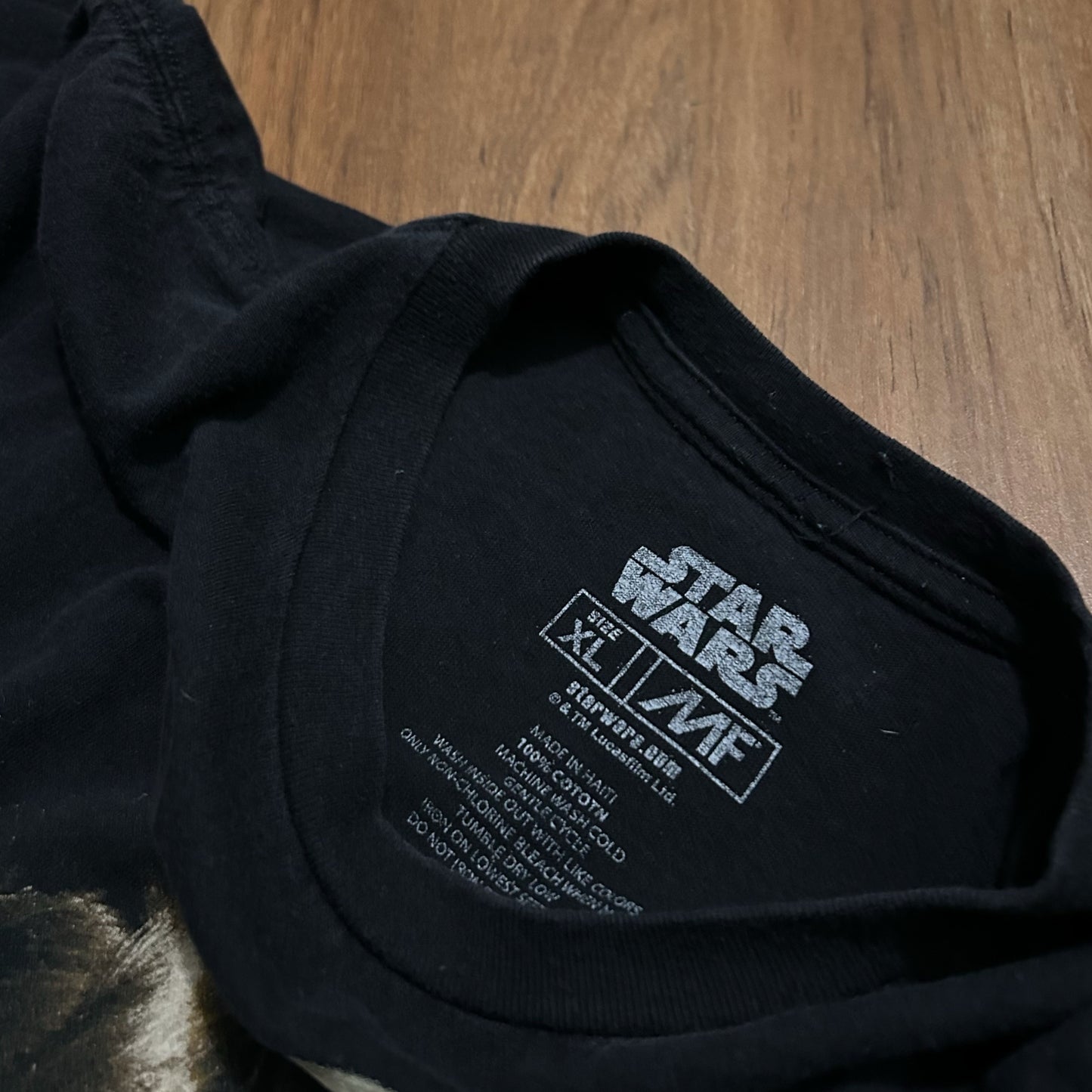 (XL) Star Wars Princess Leia Hope Graphic Black T-Shirt