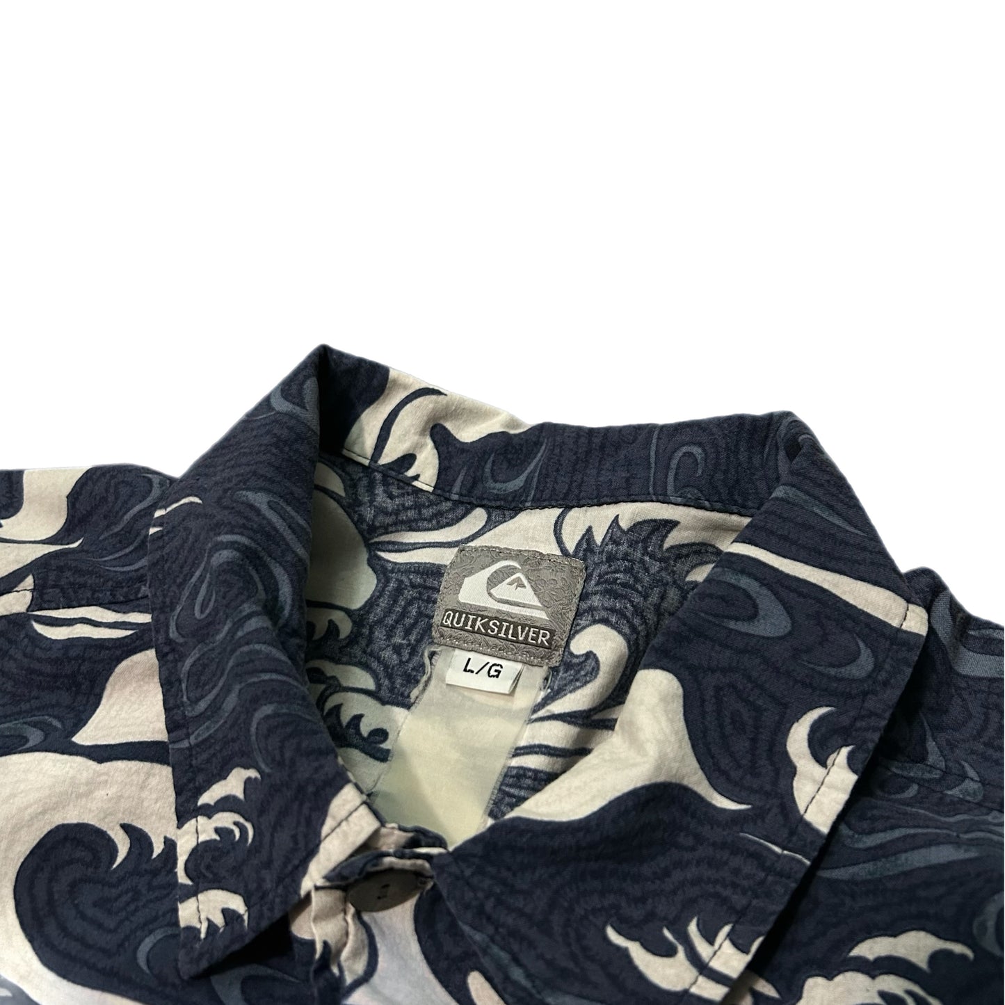 (L) Y2K Quicksilver Waves Polo Shirt