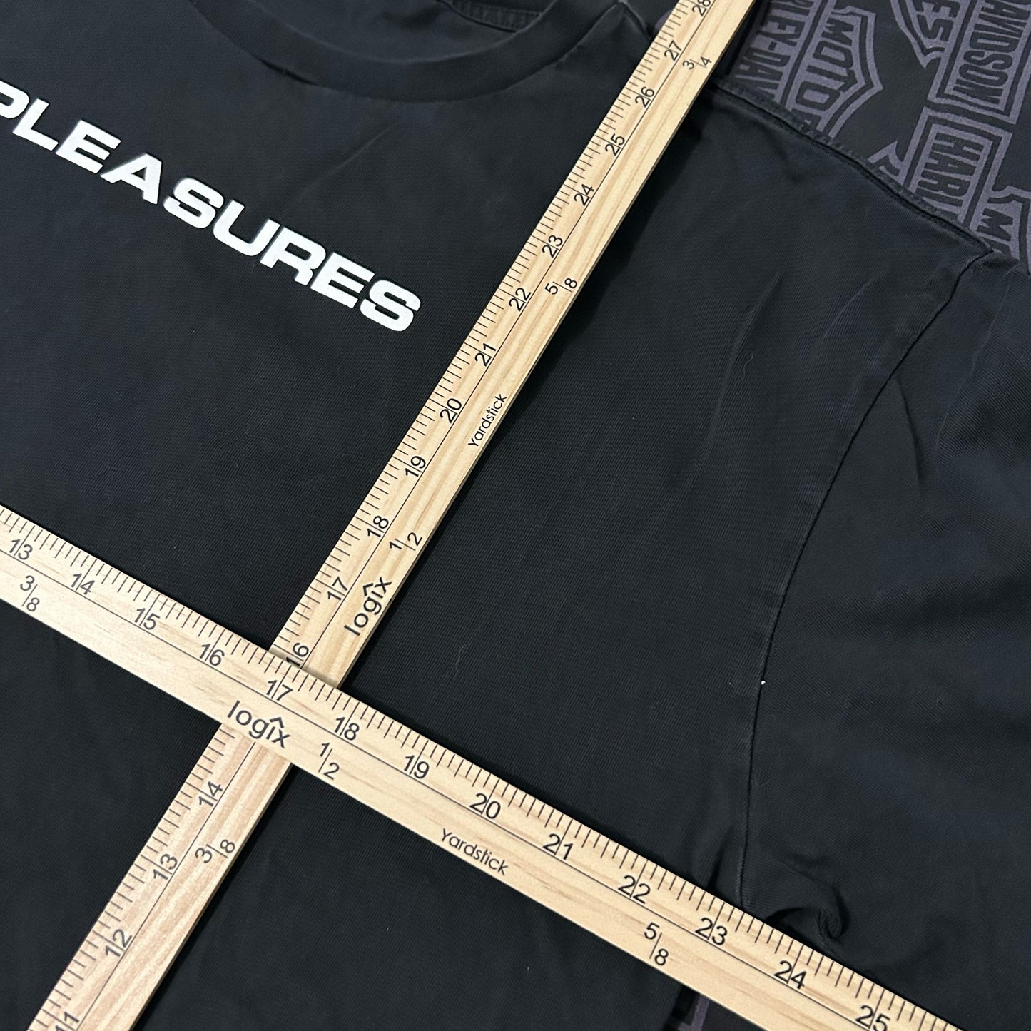 (L) Pleasures X MLB Los Angeles Dodgers Ballpark Black T-Shirt