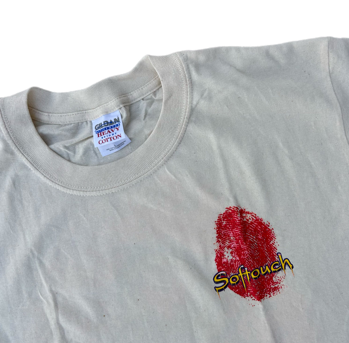 (L) Vintage Soft Touch Printing Promo Shirt