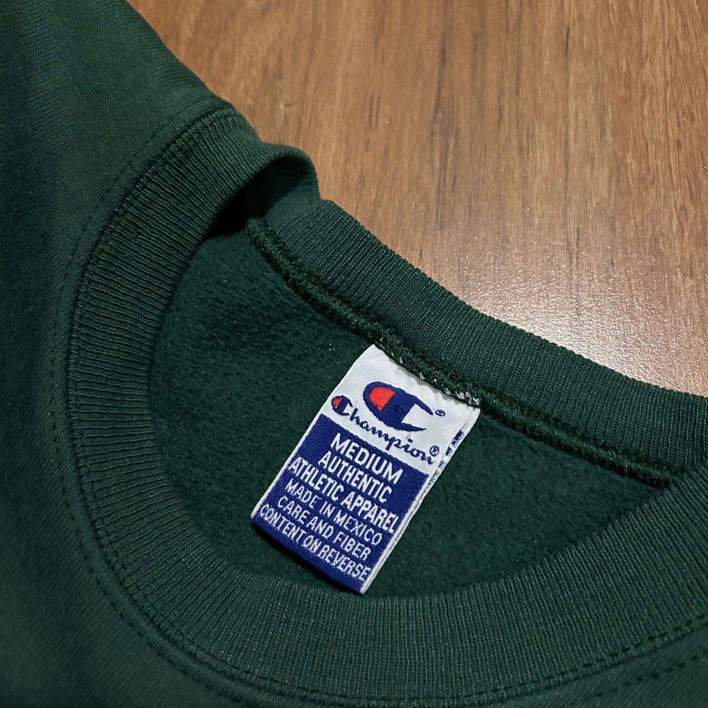 (M) Vintage 90s Champion Reverse Weave University of San Francisco Green Crewneck