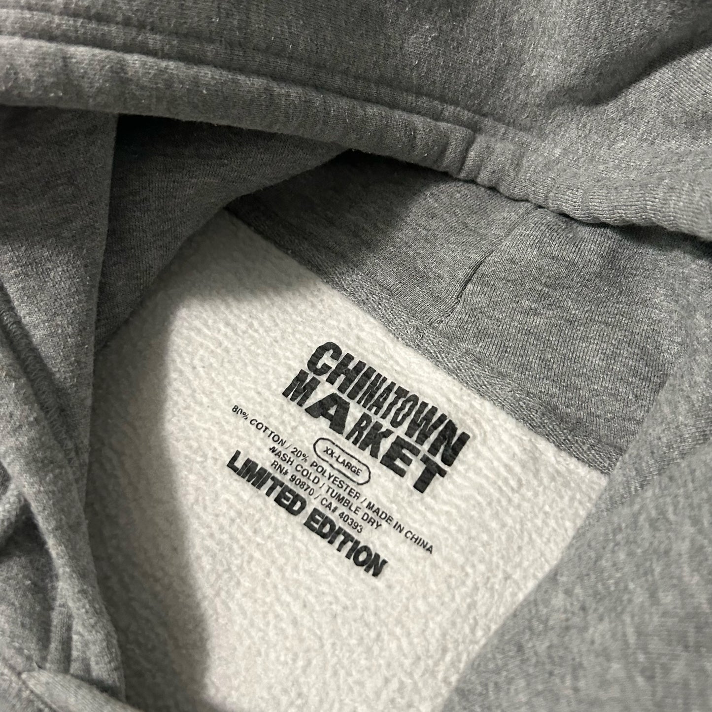 (XXL) Chinatown Market Limited Edition For The Love of The Game Basketball Graphic Hoodie