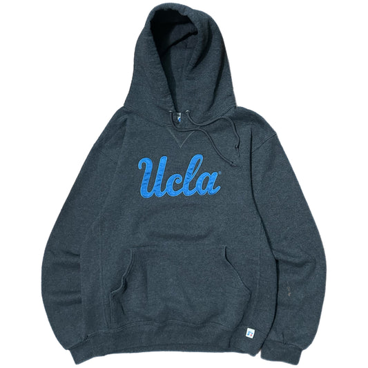 (S) Russell Athletics UCLA Embroidered Grey Pullover Hoodie