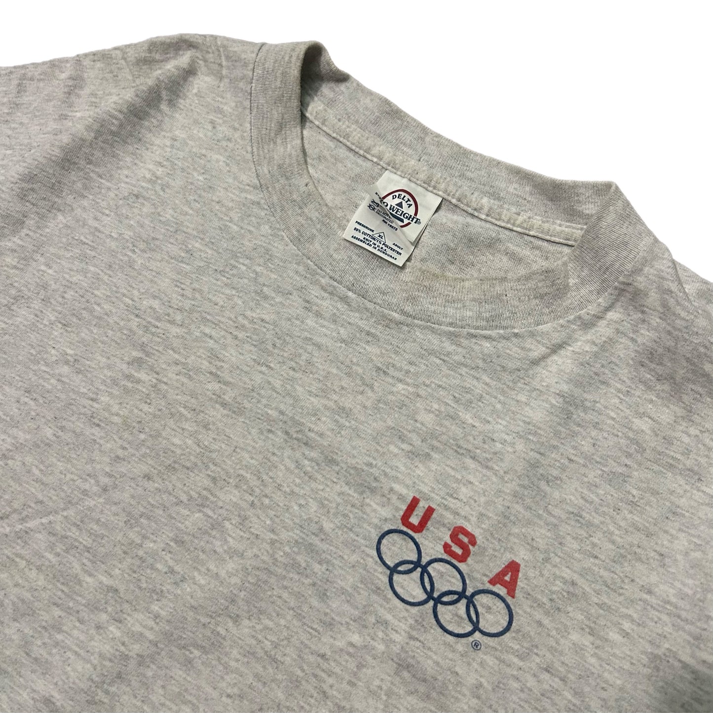 (XL) 2000s Team USA Olympics Flag Grey T-Shirt