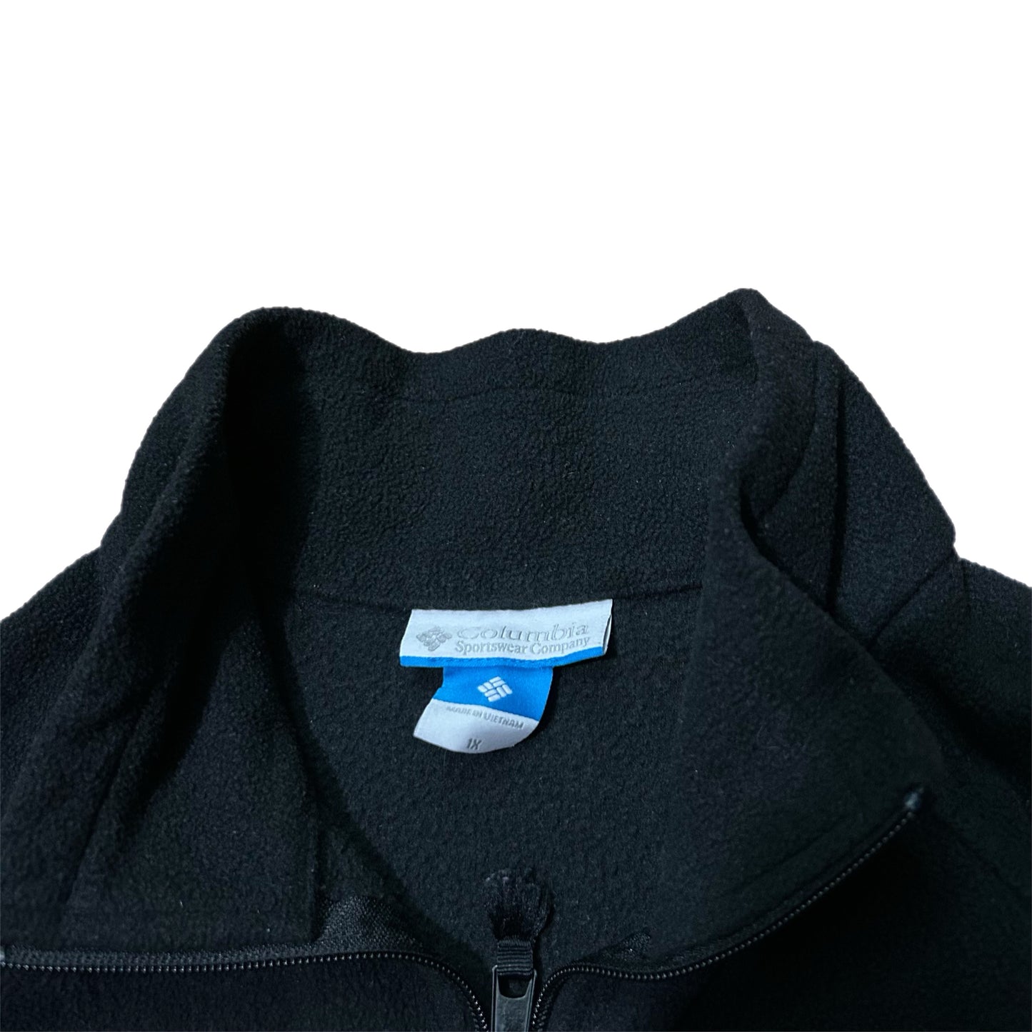 (XL) Columbia Fleece Black Zip