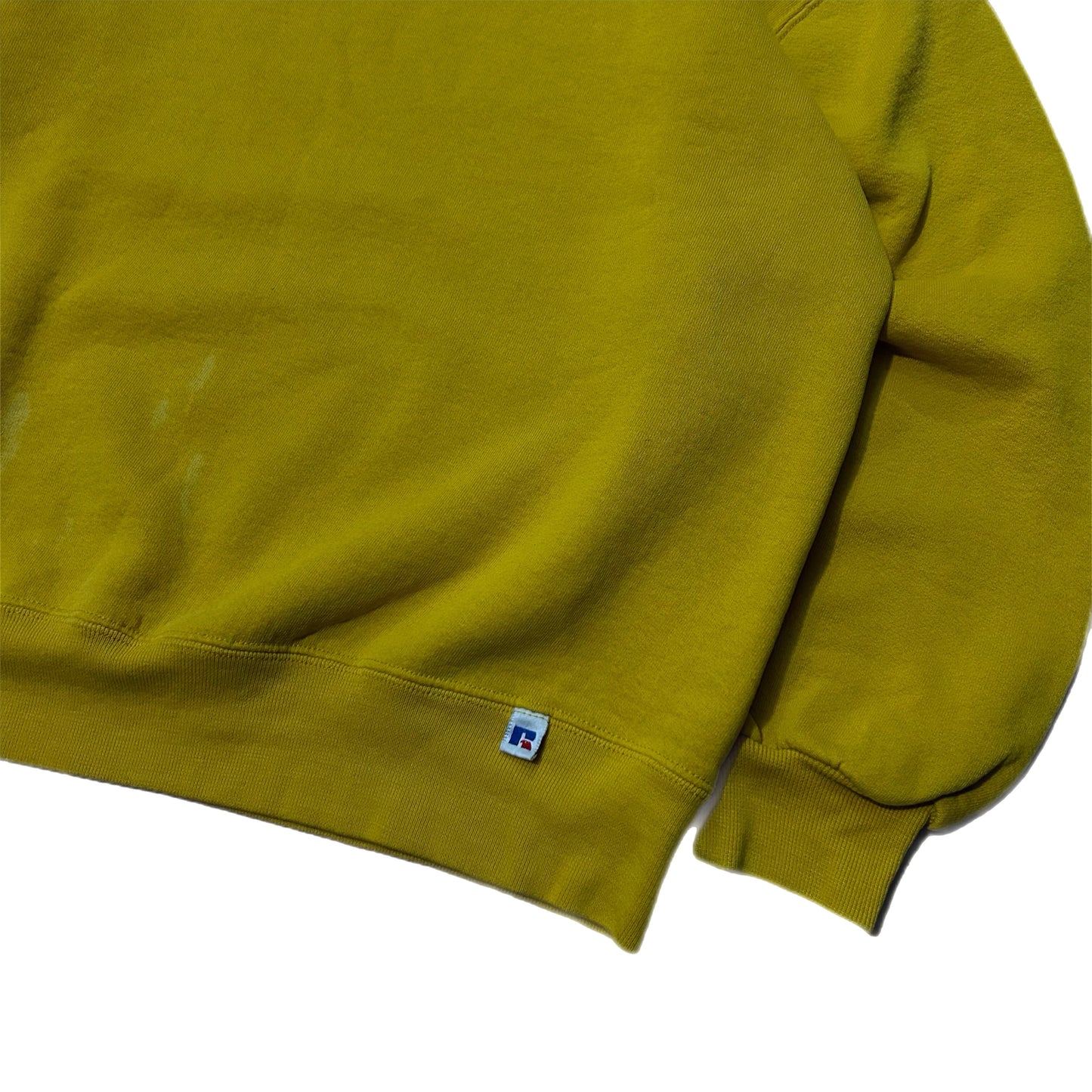 (L) 90s Russell Athletics Yellow Crewneck