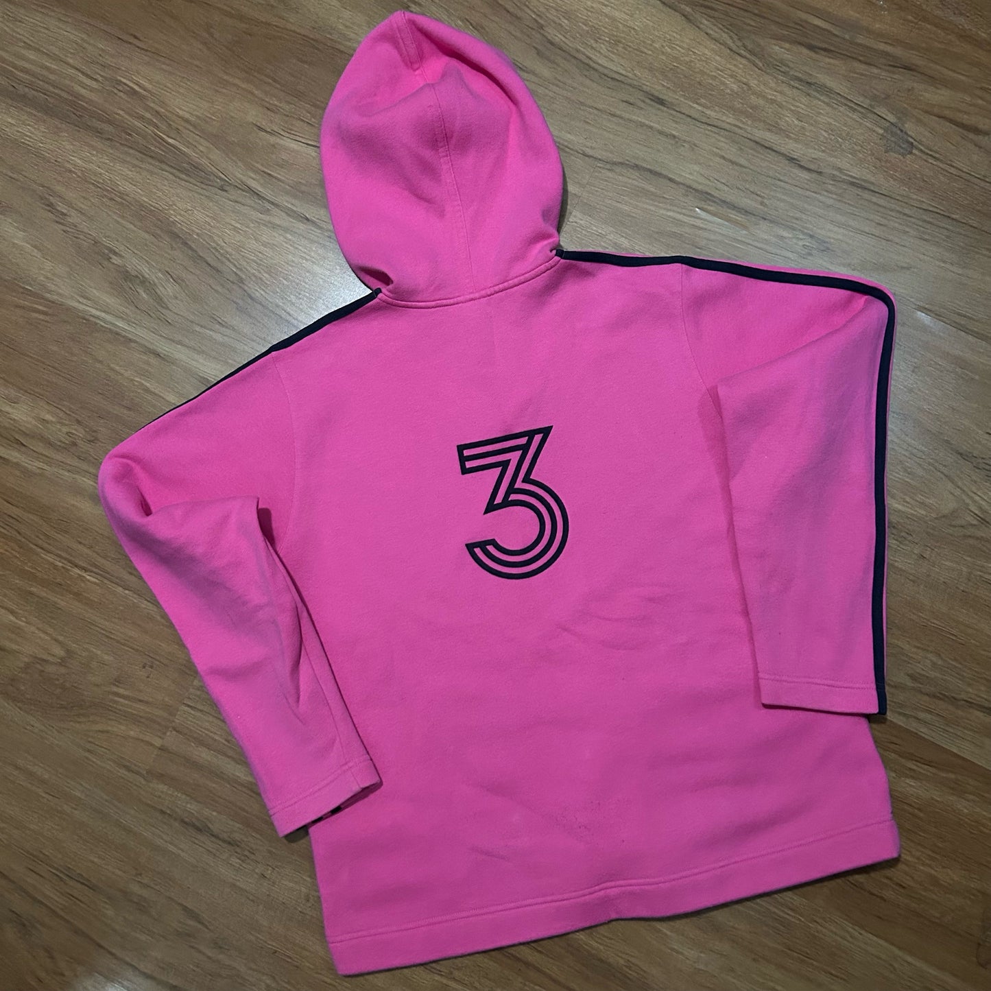 (Women XL) Adidas Sportswear Soccer Pink Pullover Hoodie