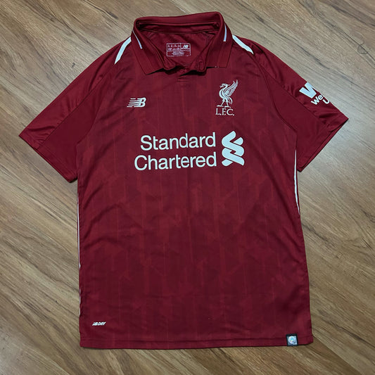 (M) New Balance Liverpool FC 18-19' Mohamed Salah Soccer Jersey