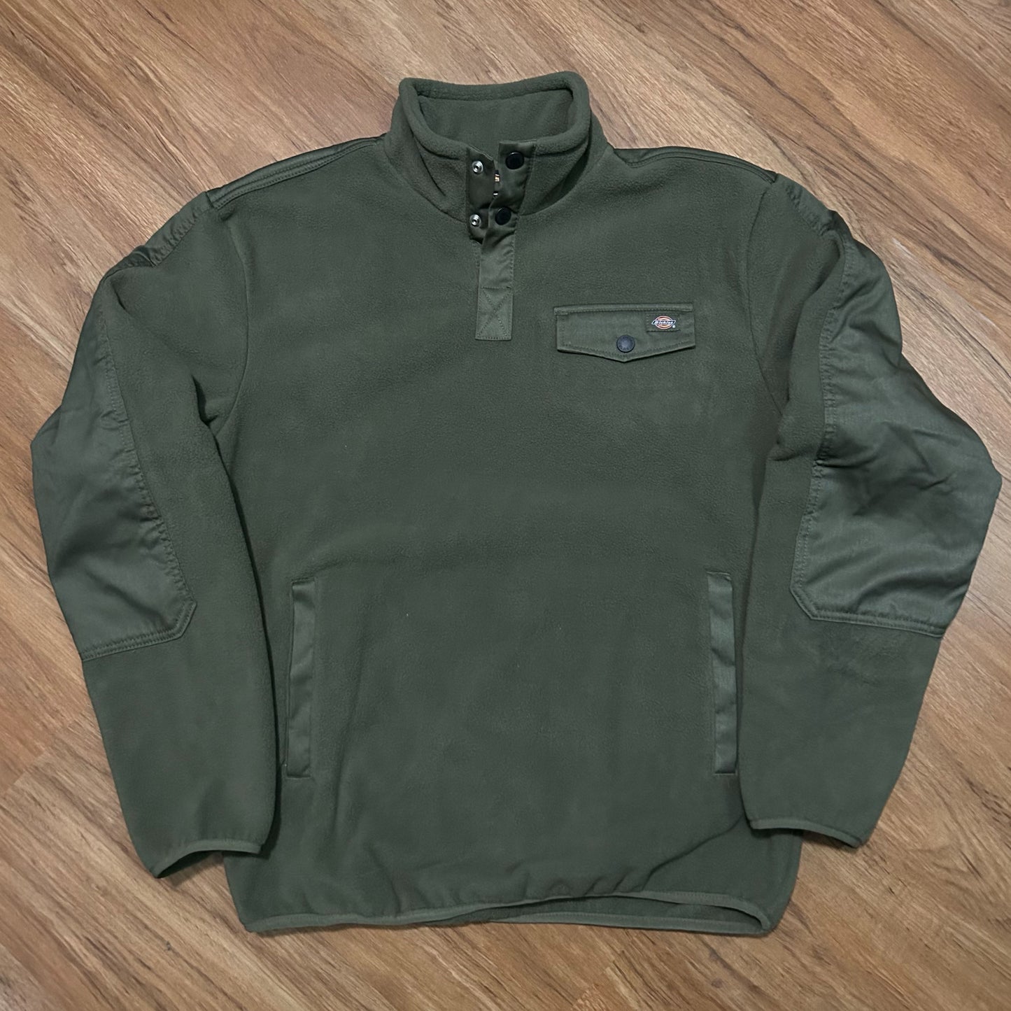(S) Dickies Port Allen Polar Olive Green Fleece
