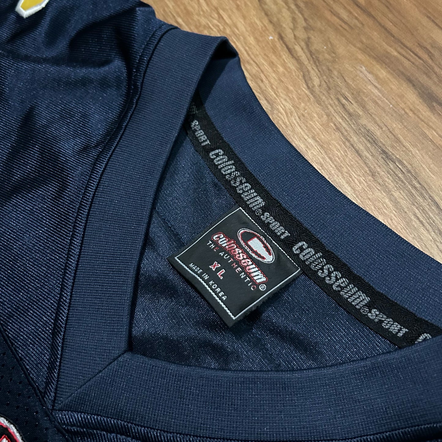(XL) Vintage 2000s UCLA Bruins Embroidered Patch Navy Mesh Jersey