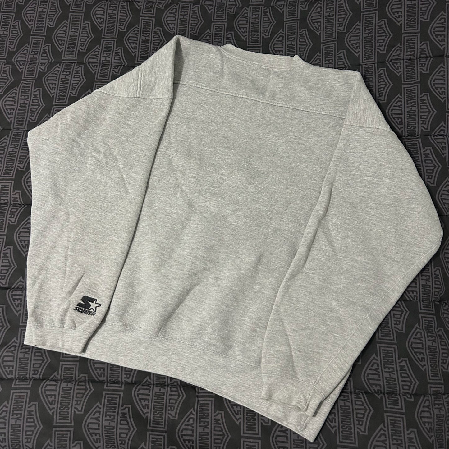 (XL) Vintage 90s Starter Dallas Cowboys Embroidered Spellout Pullover Crewneck