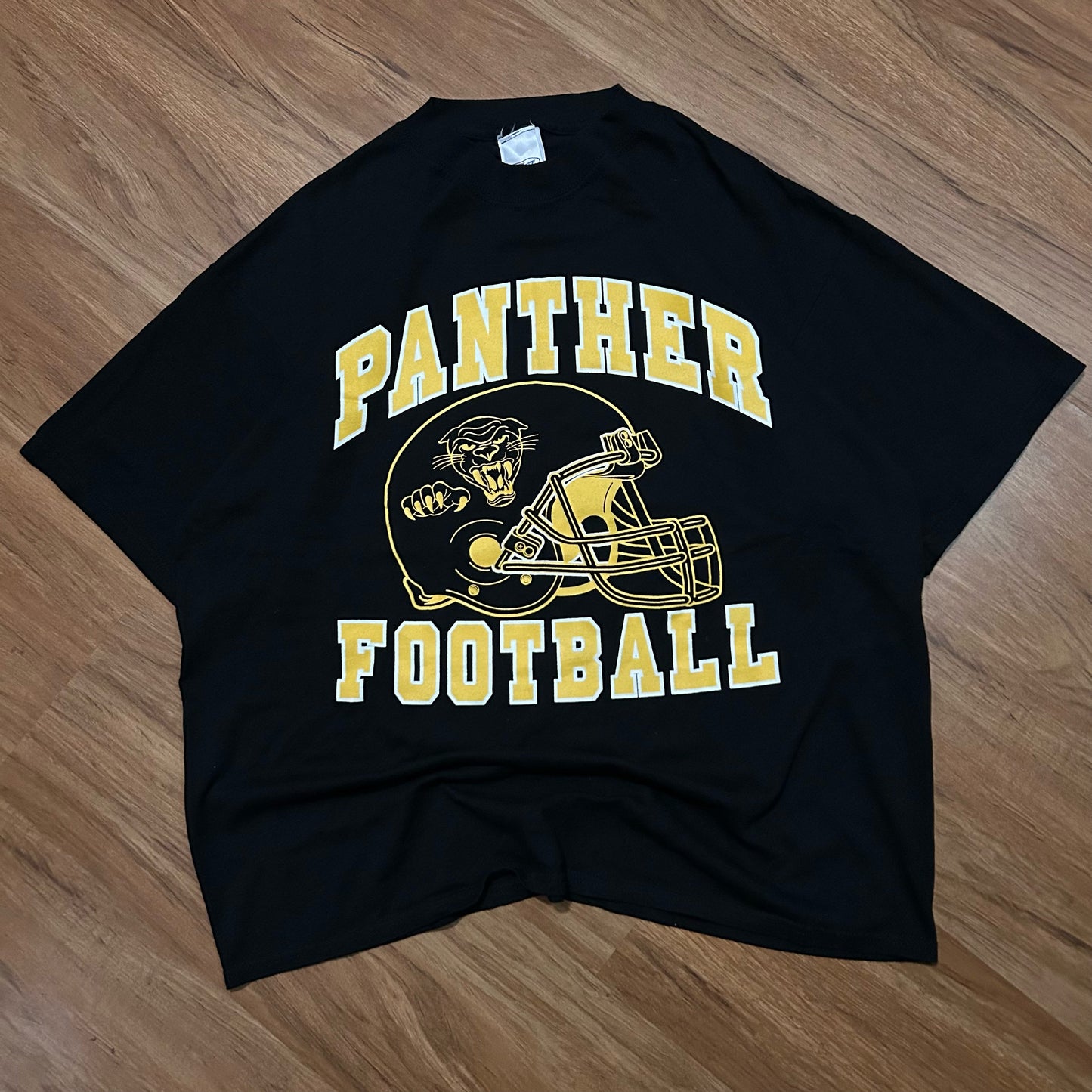 (XL) Vintage Pittsburg Panters Football Black T-Shirt