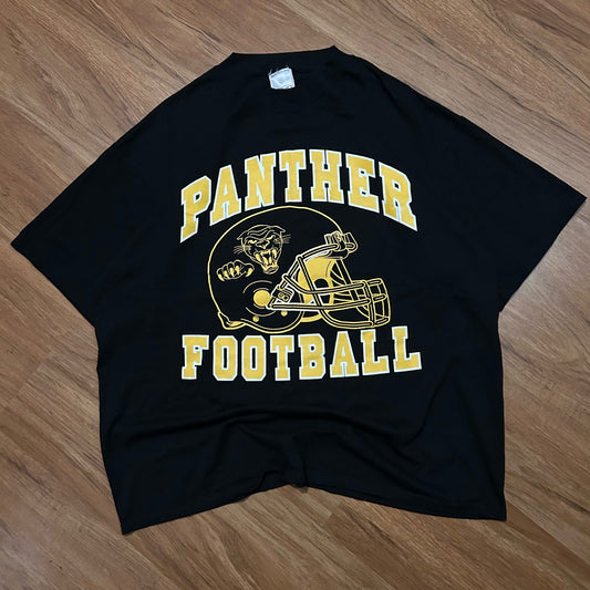 (XL) Vintage Pittsburg Panters Football Black T-Shirt