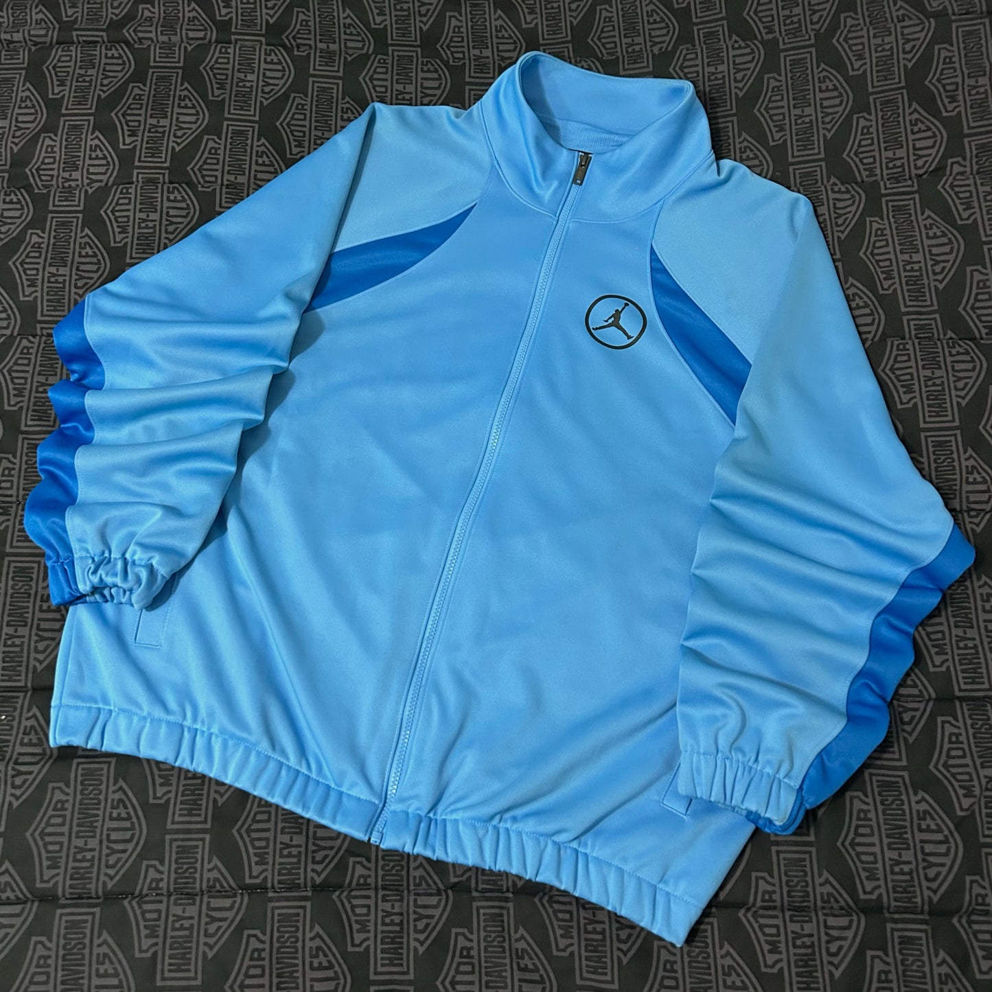 (XL) Y2K Jordan Sport DNA HBR University Blue Track Jacket