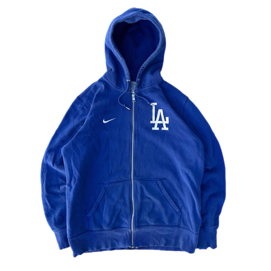 (L) Y2K Nike LA Dodgers Zip-Up Jacket