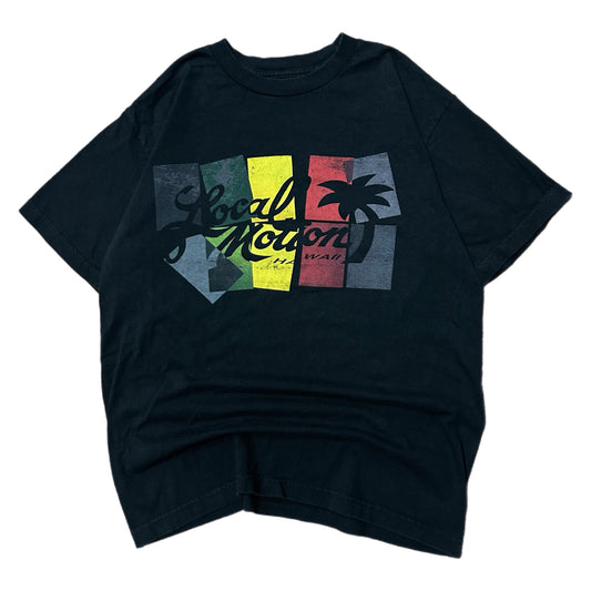 (M) Local Motion Hawaii Surfwear Black T-Shirt