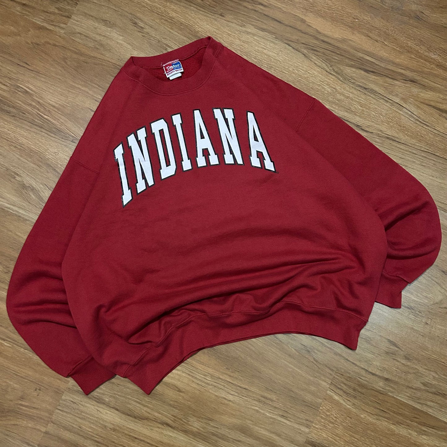 (XL) Vintage 90s Indiana Red Pullover Crewneck