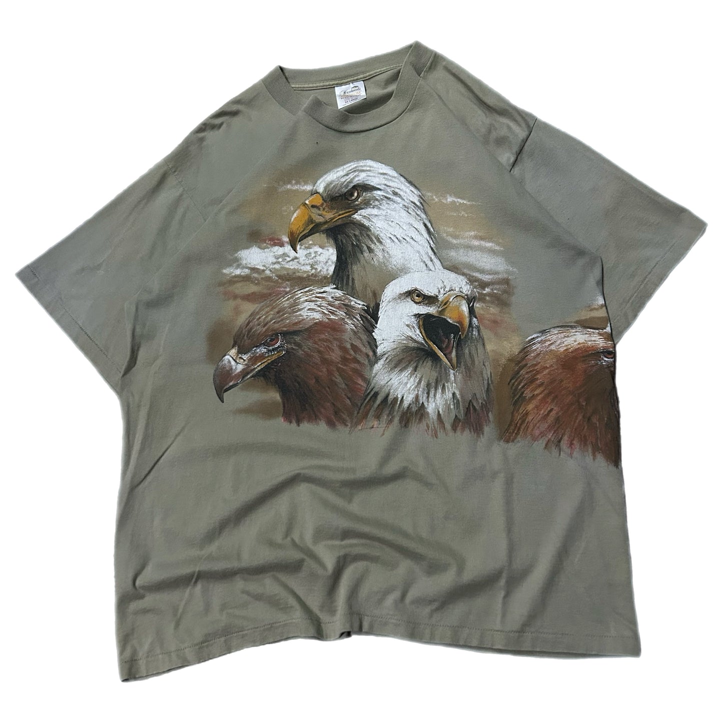 (XXL) 90s Hazelwoods Eagles Single Stitch Shirt