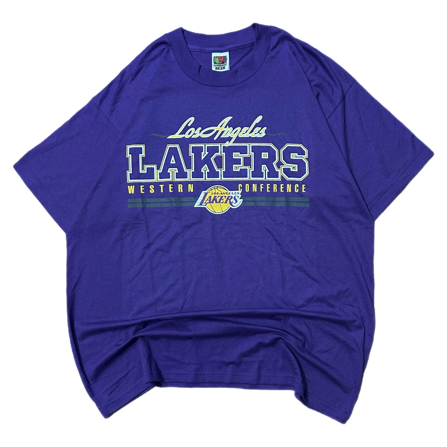 (XL) Vintage 2000s Los Angeles Lakers NBA Western Conference Finals Purple T-Shirt