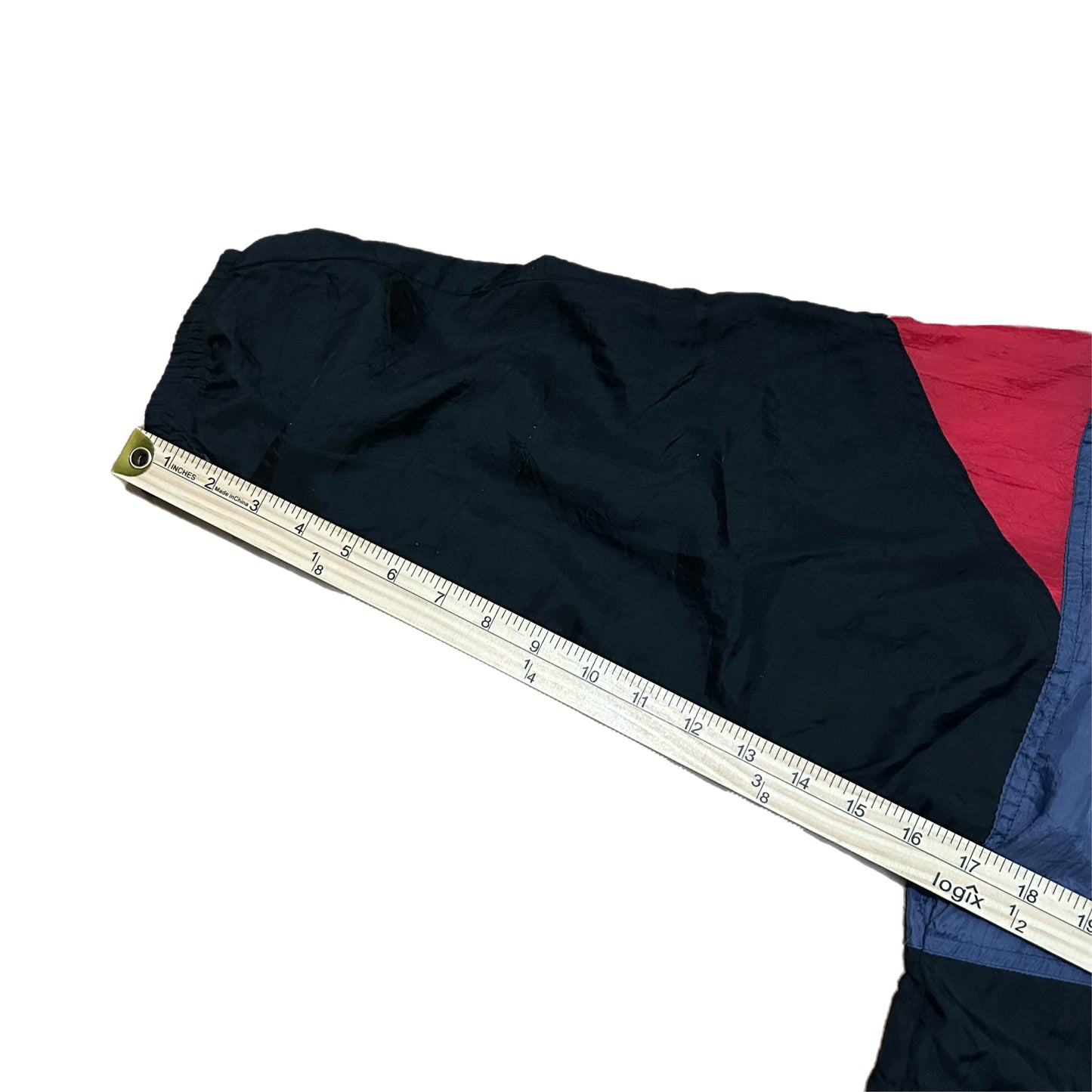 (L) 90s Avait Colorblock Windbreaker Zip-Up Jacket
