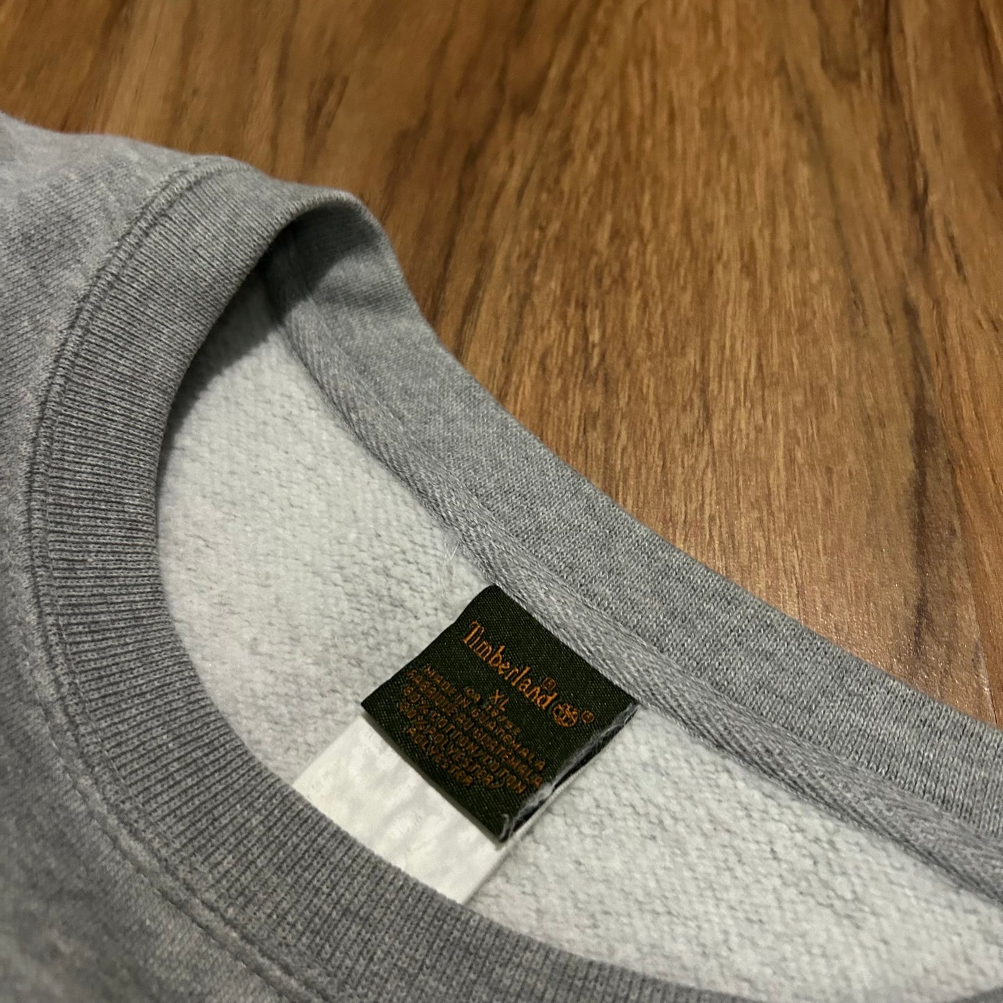 (XL) Vintage Y2K Timberland Grey Pullover Crewneck