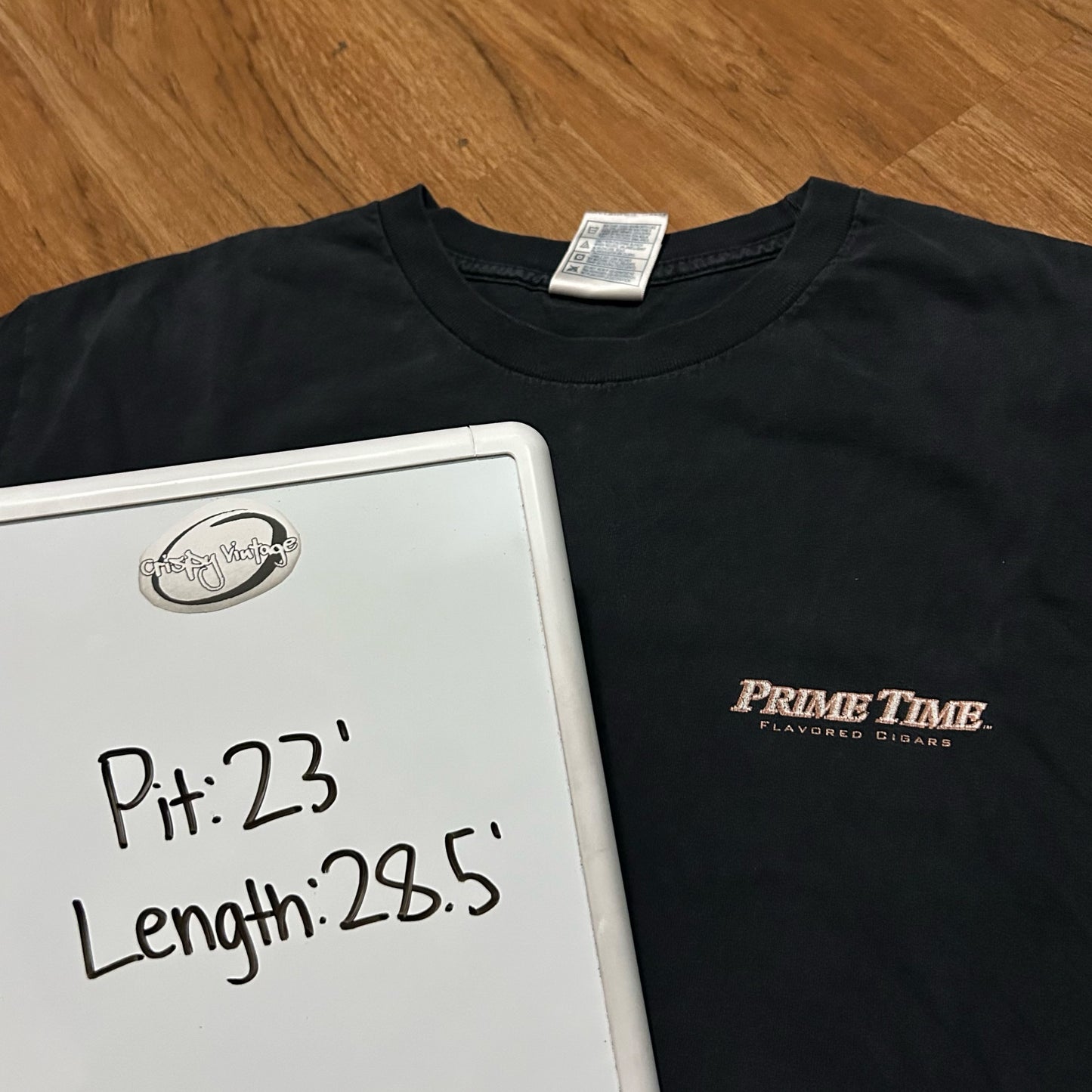 (XL) Vintage Prime Time Flavored Cigars Pocket Watch Graphic T-Shirt