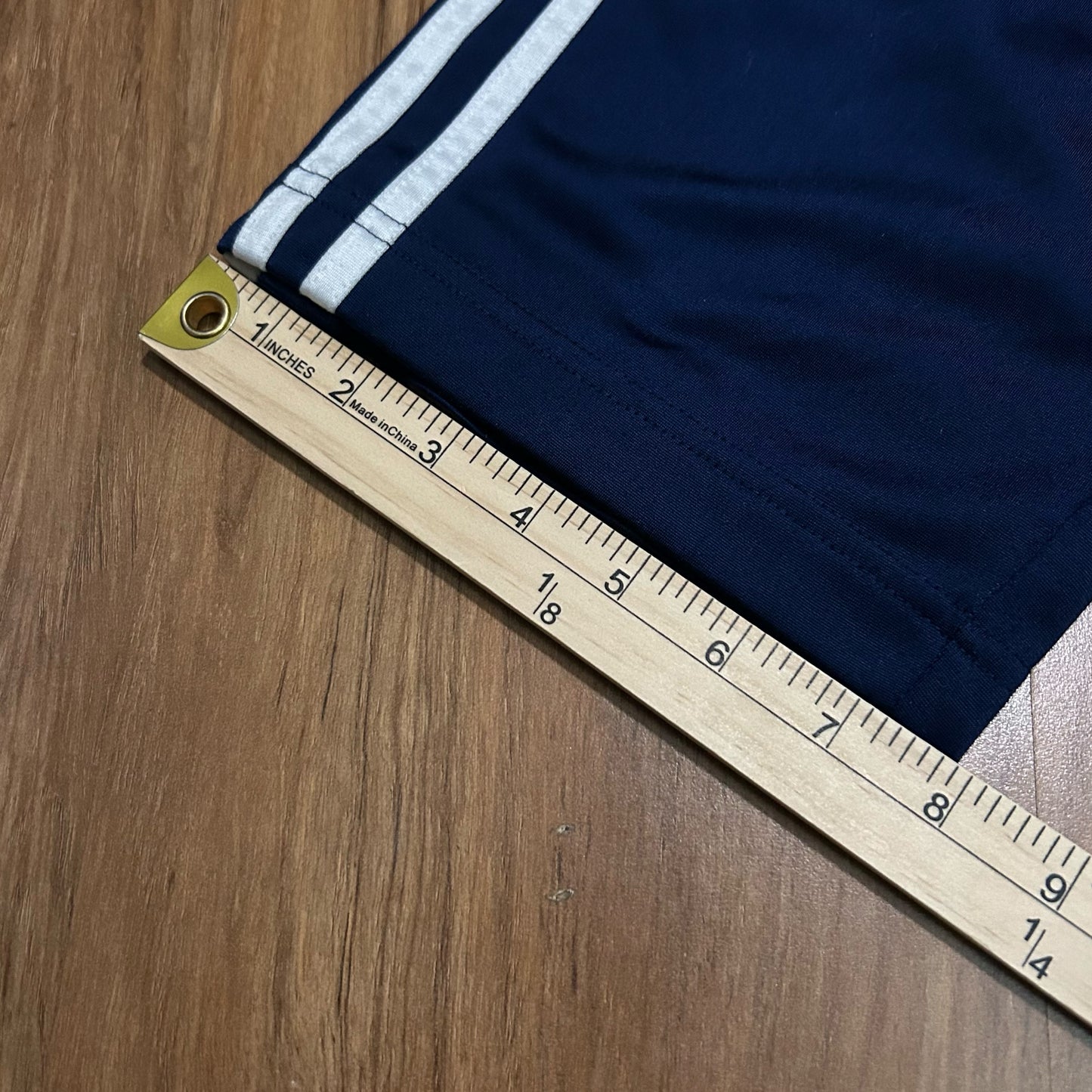 (M) Vintage Adidas 3 Stripes Tear Away Blue Sweatpants