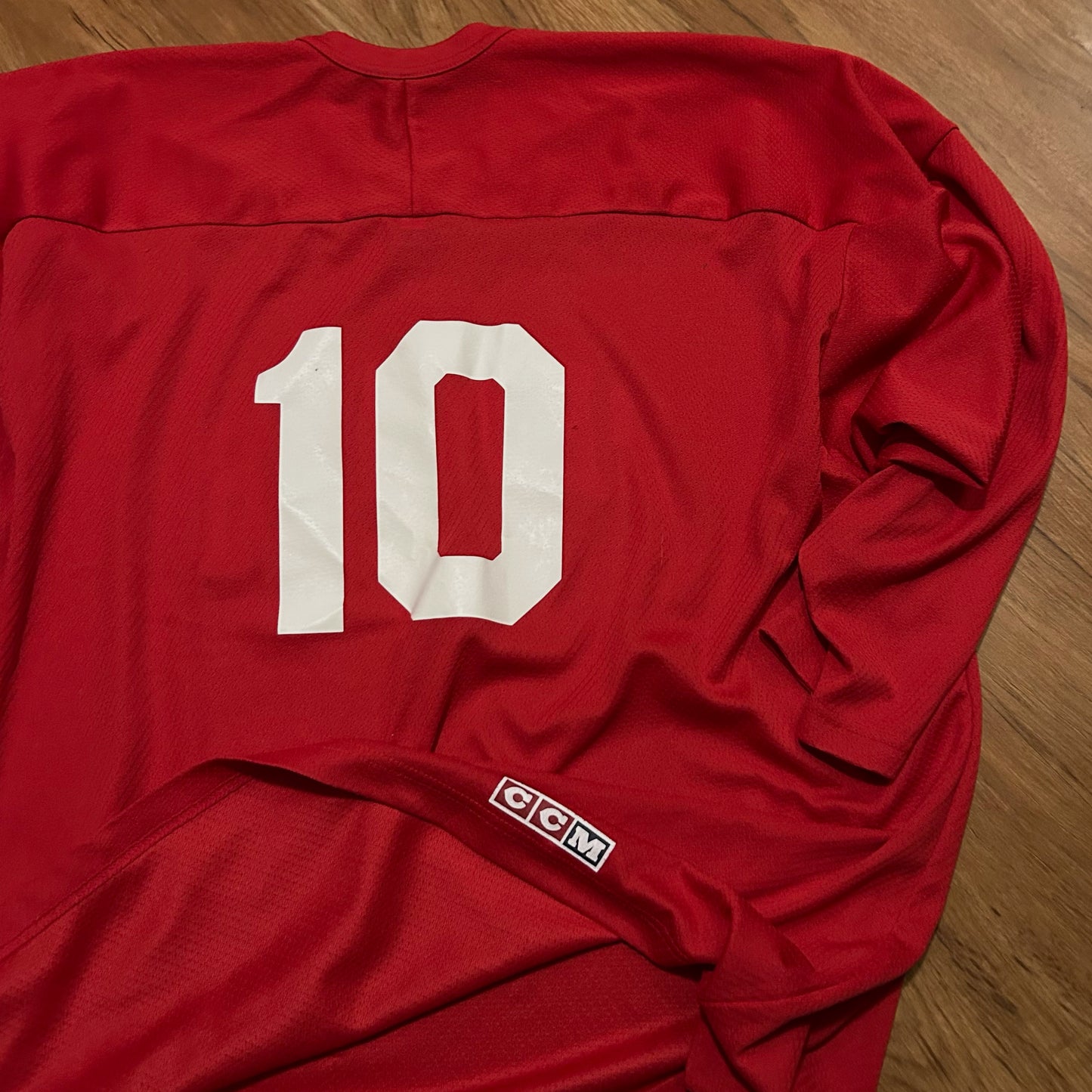 (XXL) Vintage CCM Denver Hockey Red Jersey