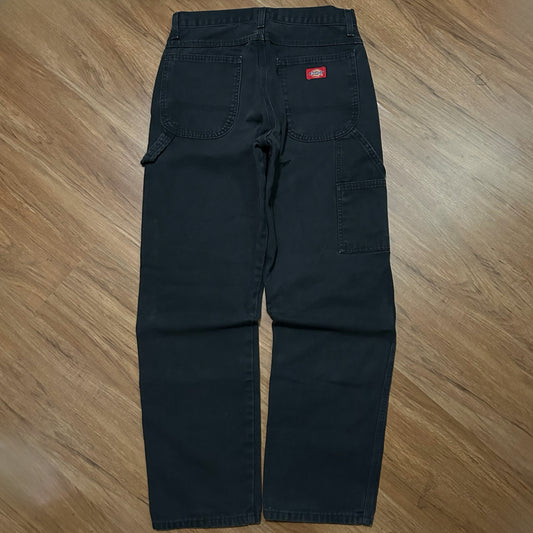 (30) Dickies Canvas Utility Work Black Carpenter Pants