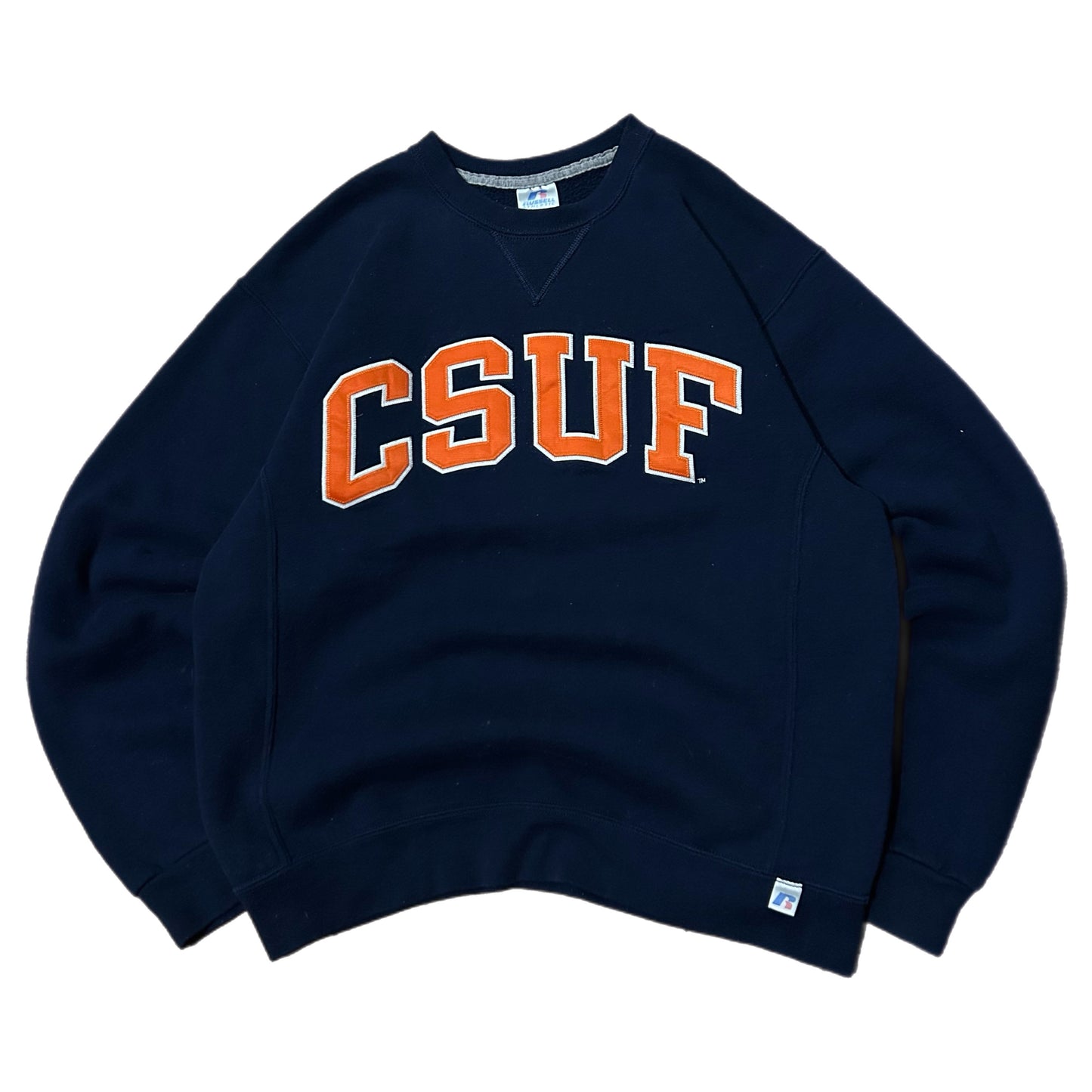 (M) Russell Athletics CSUF Crewneck