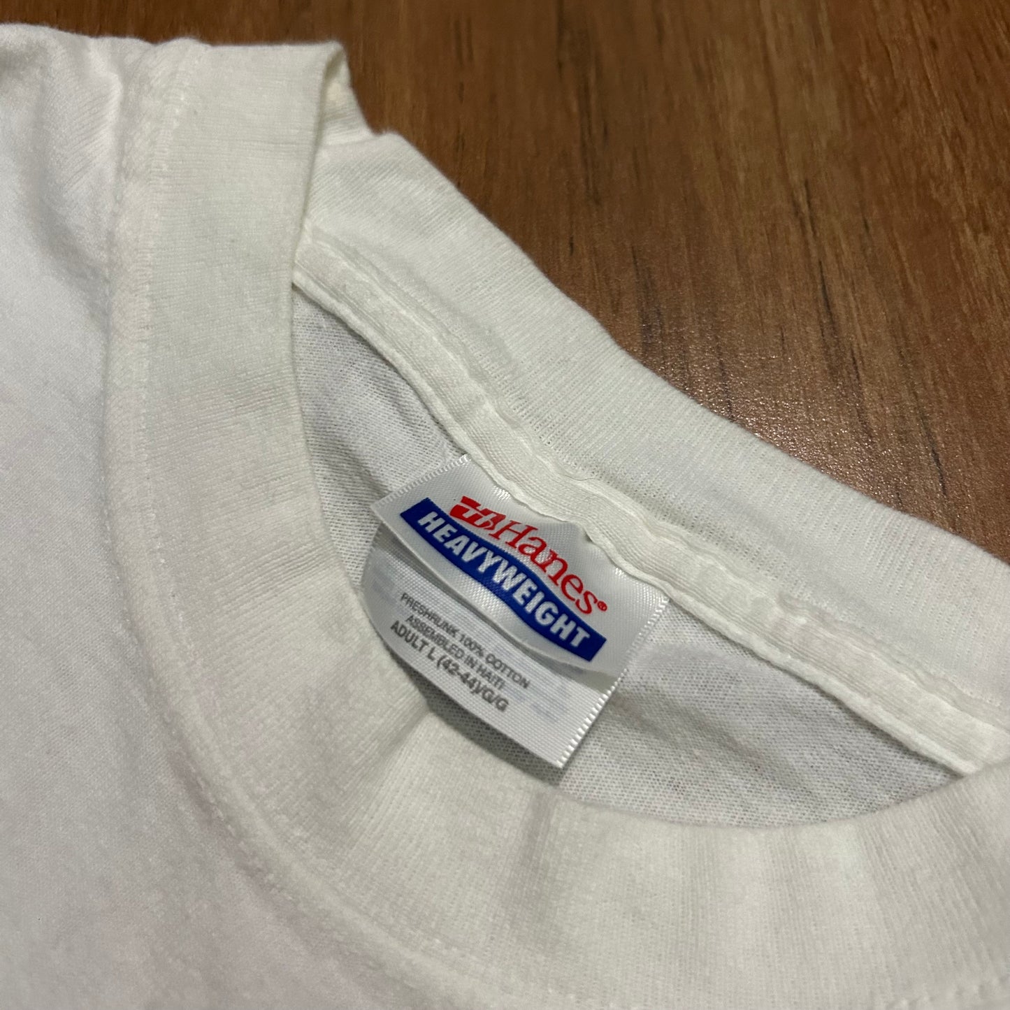 (L) Vintage 2003 UCSB Women's Basketball Tournament Cropped White T-Shirt