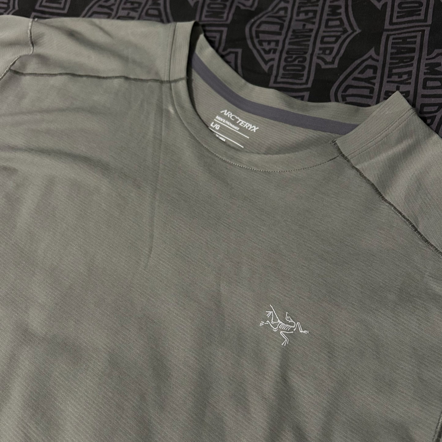(L) Arc'teryx Cormac Crew SS Forage Heather Shirt