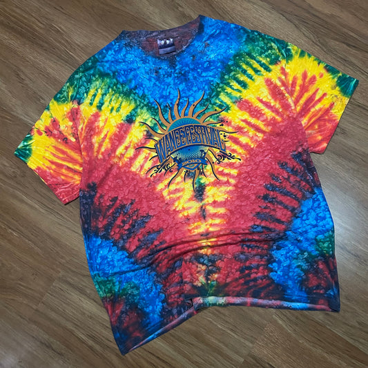 (XL) 2010 Wanee Festival Tye-Dye AOP T-Shirt