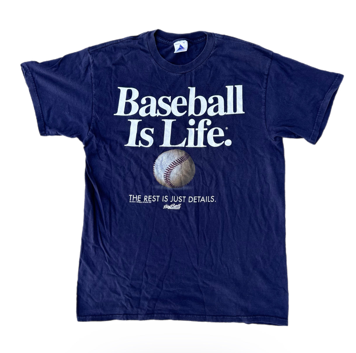 (L) Vintage Baseball Is Life Shirt