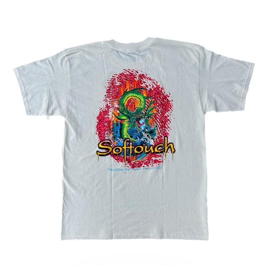 (L) Vintage Soft Touch Printing Promo Shirt