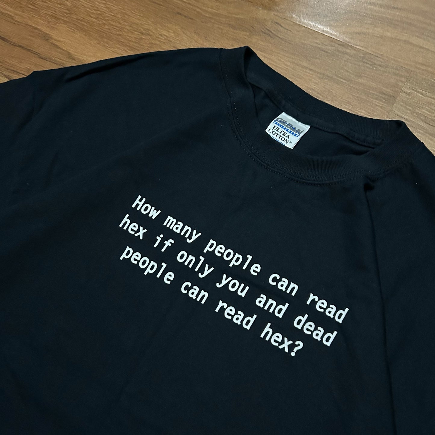 (XL) Vintage 2000s Hex Black T-Shirt