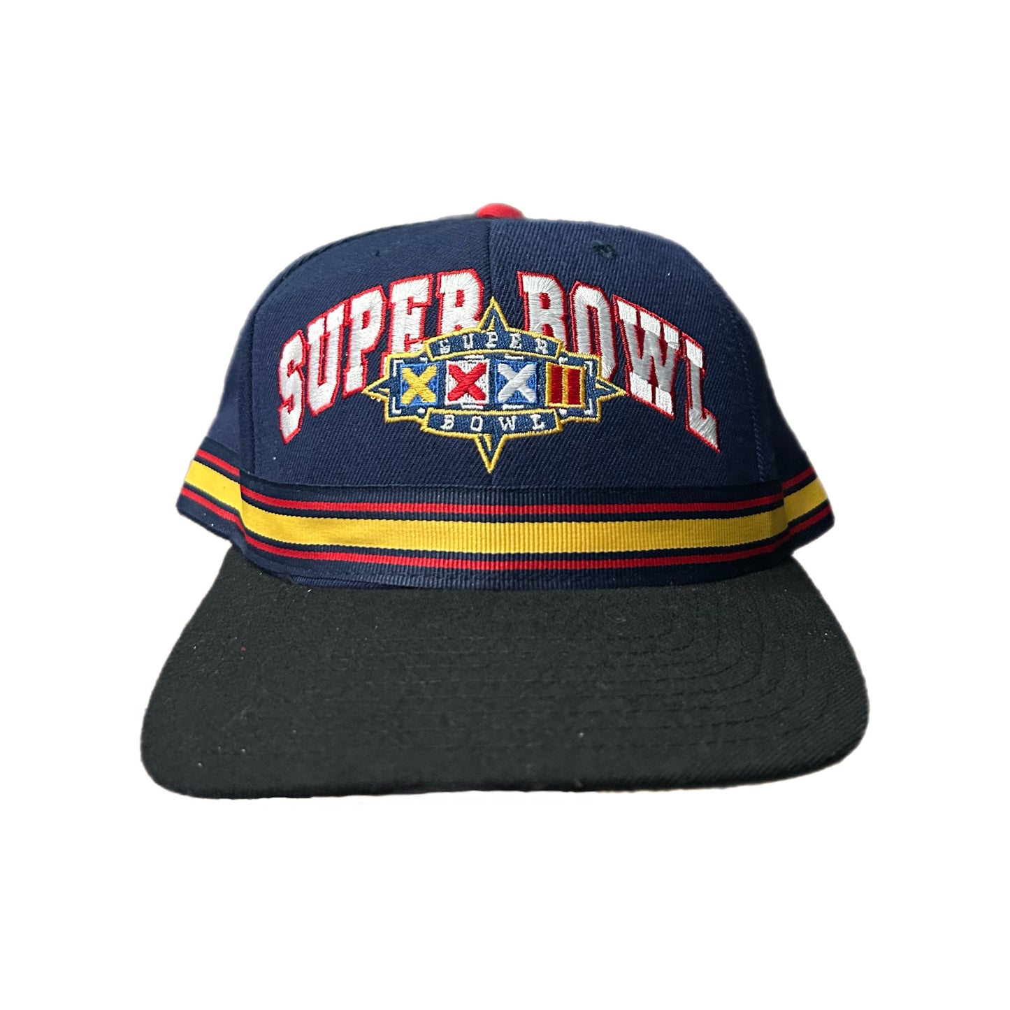 (OS) Super Bowl XXXII San Diego Navy Strap Embroidered Hat