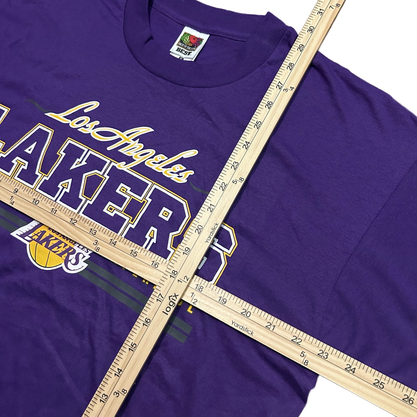 (XL) Vintage 2000s Los Angeles Lakers NBA Western Conference Finals Purple T-Shirt