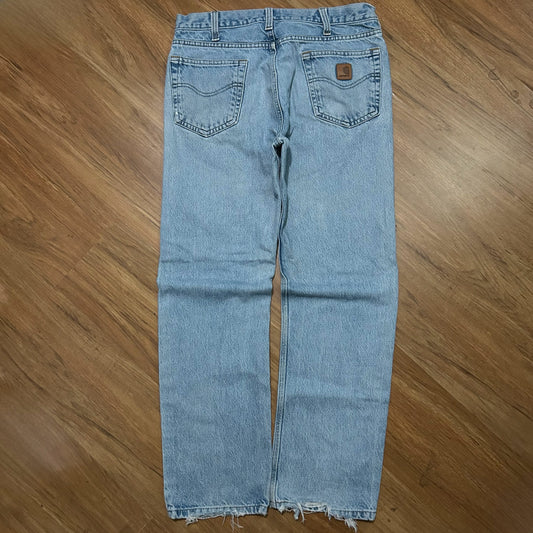 (34) Carhartt Traditional Fit Denim Workwear Jeans