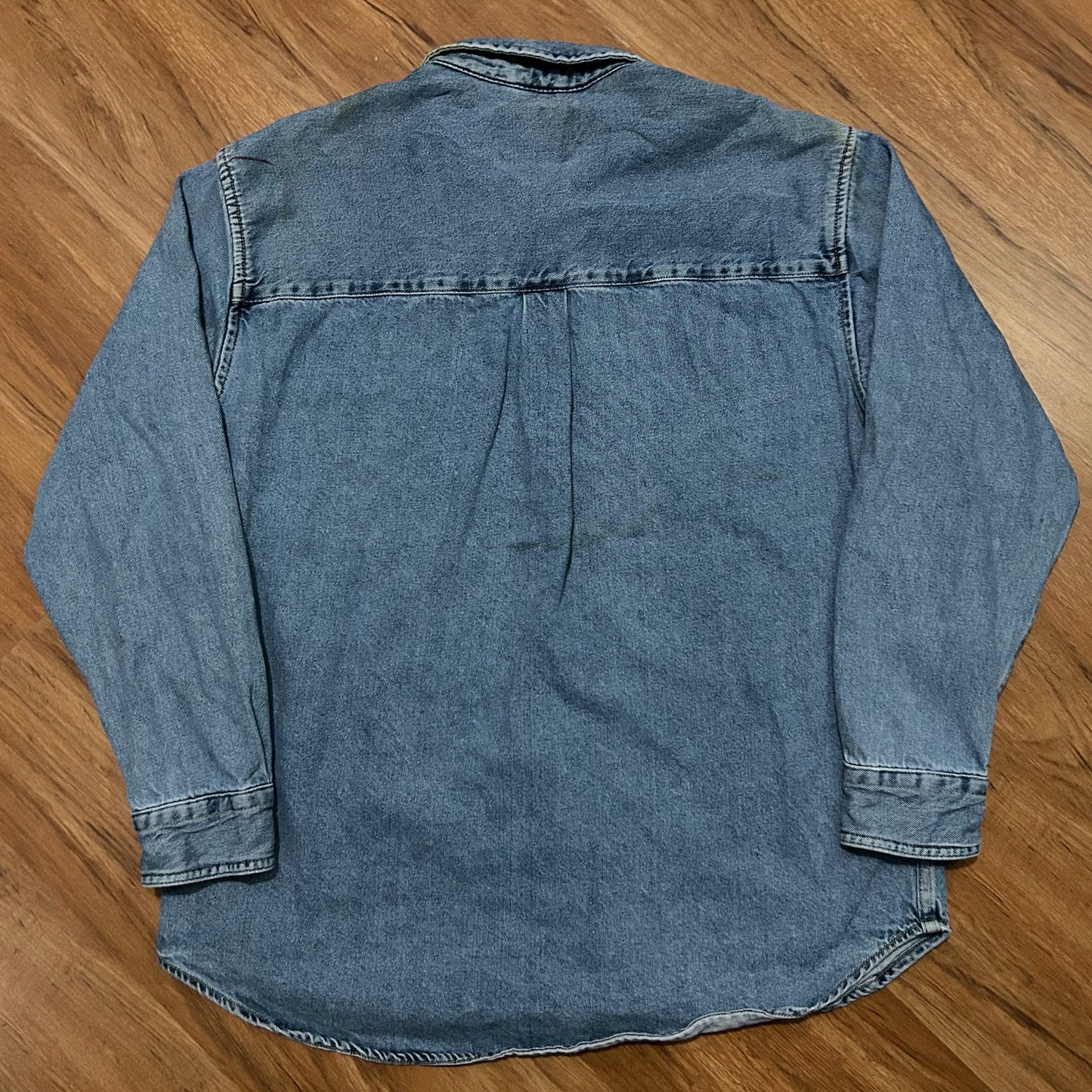 (S) Levi's Silver Tab Denim Button-Up Longsleeve Shirt