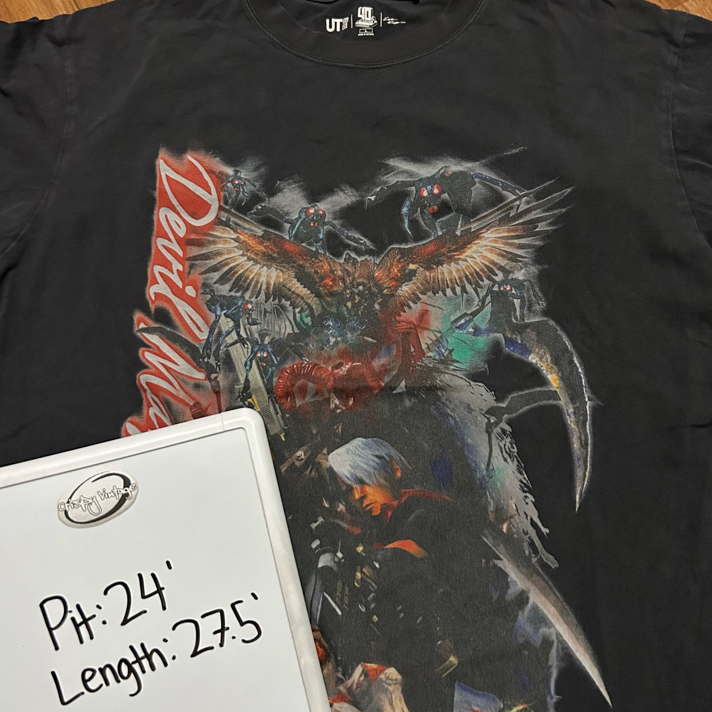 (L) Uniqlo UT Capcom 40th Anniversary Devil May Cry Graphic T-Shirt