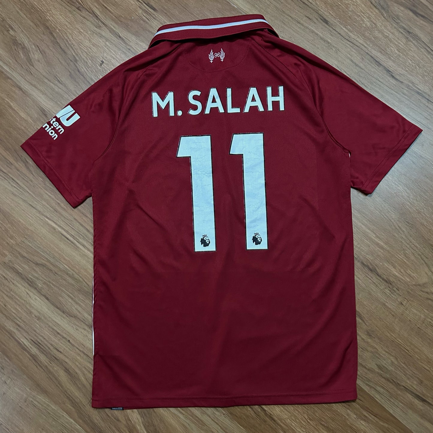 (M) New Balance Liverpool FC 18-19' Mohamed Salah Soccer Jersey