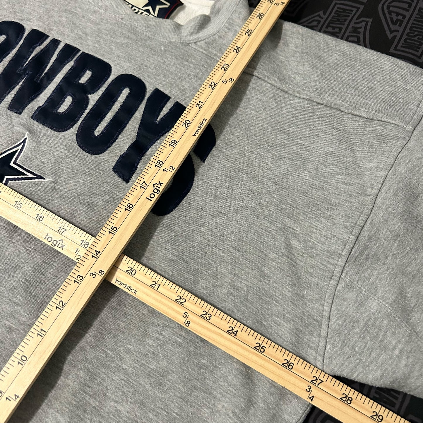 (XL) Vintage 90s Starter Dallas Cowboys Embroidered Spellout Pullover Crewneck