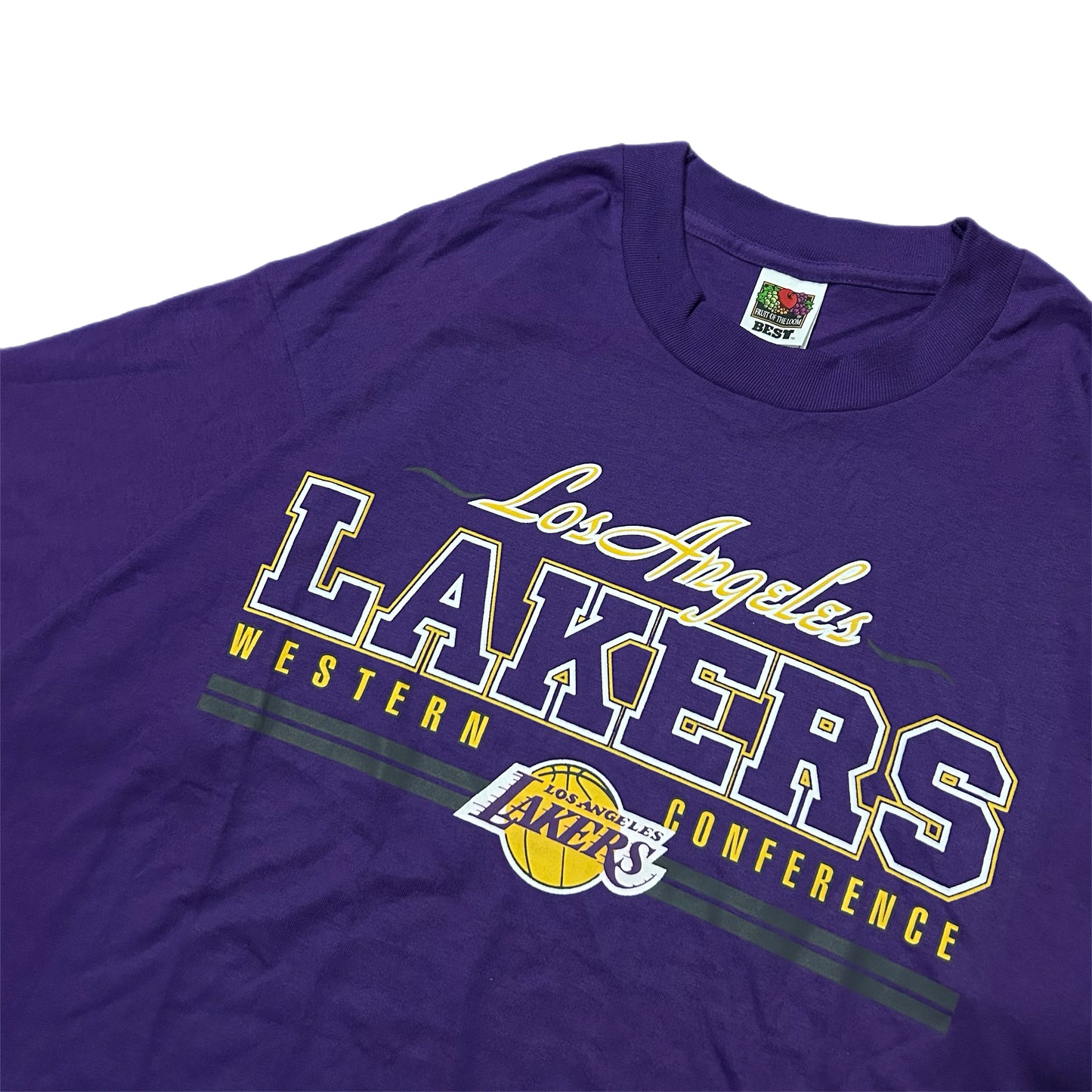 (XL) Vintage 2000s Los Angeles Lakers NBA Western Conference Finals Purple T-Shirt